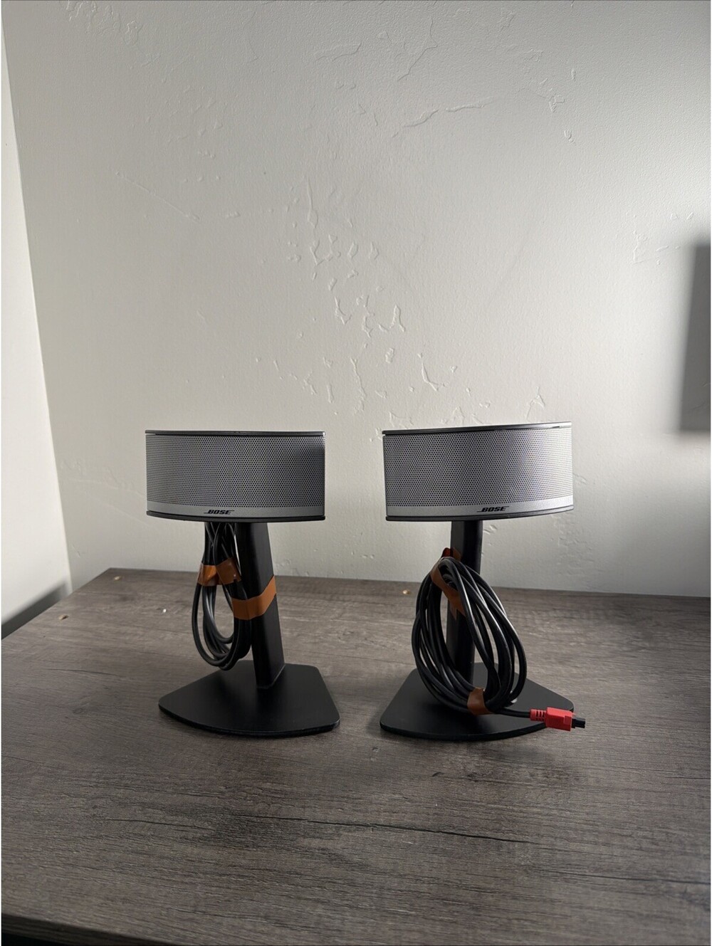 Bose Companion 5 Multimedia Left & Right Satellite Speakers Only - With Stands